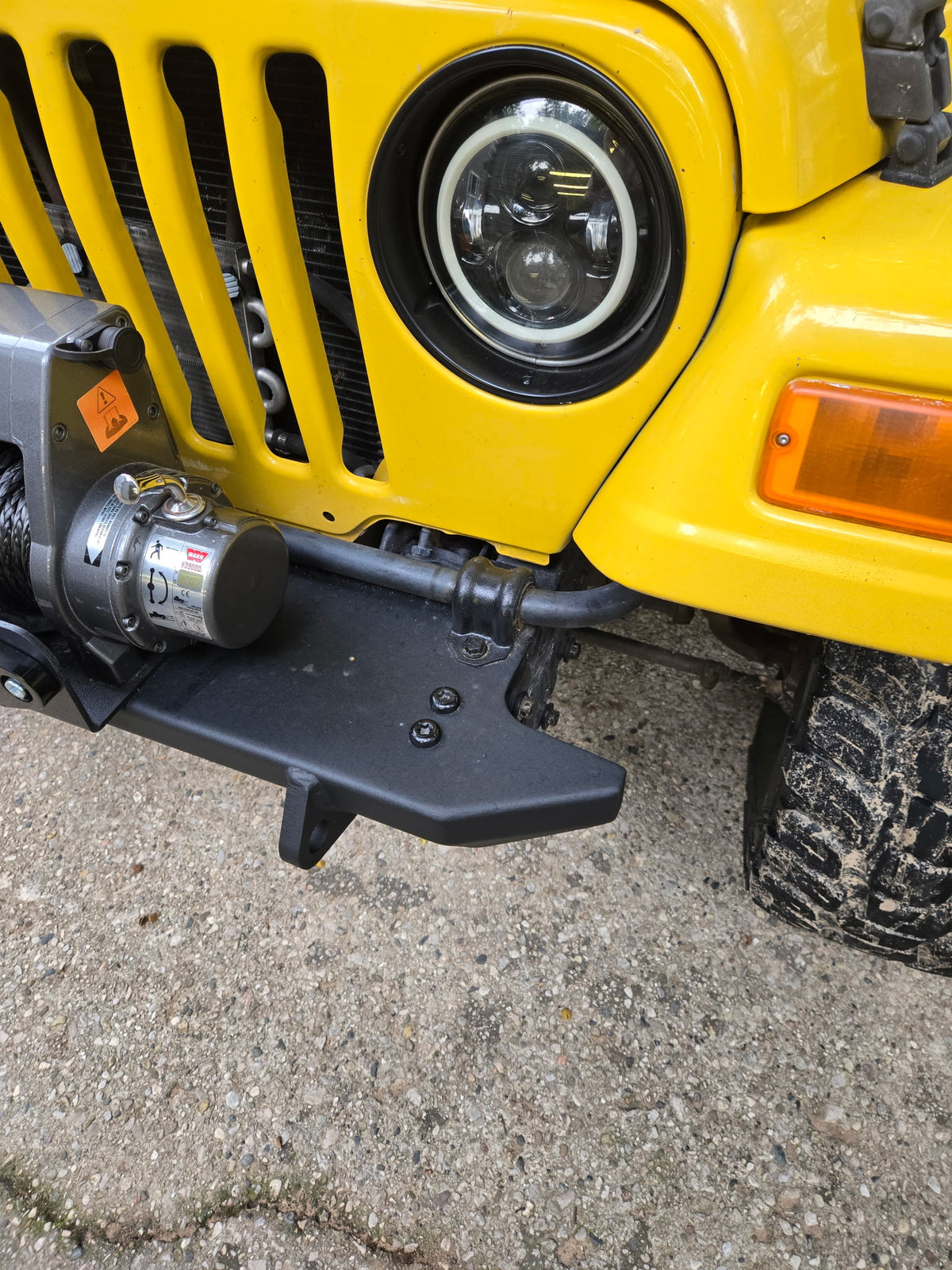 87-06 YJ TJ LJ Stage 2 Steel Mid-Width Front Bumper