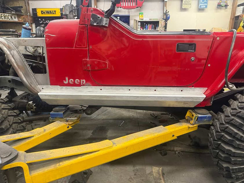 97-06 TJ Stage 2 Aluminum Rock Sliders