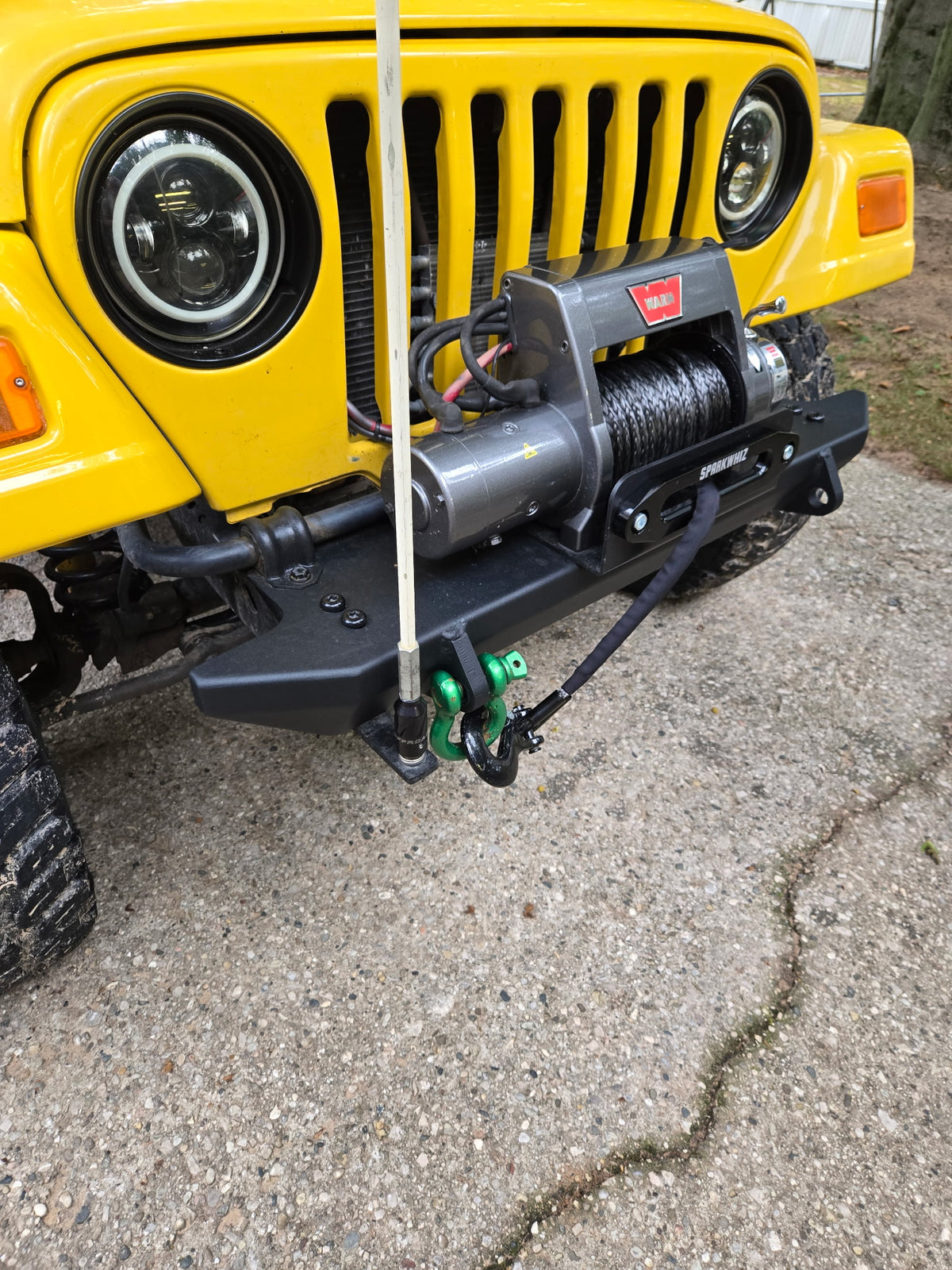 87-06 YJ TJ LJ Stage 2 Steel Mid-Width Front Bumper