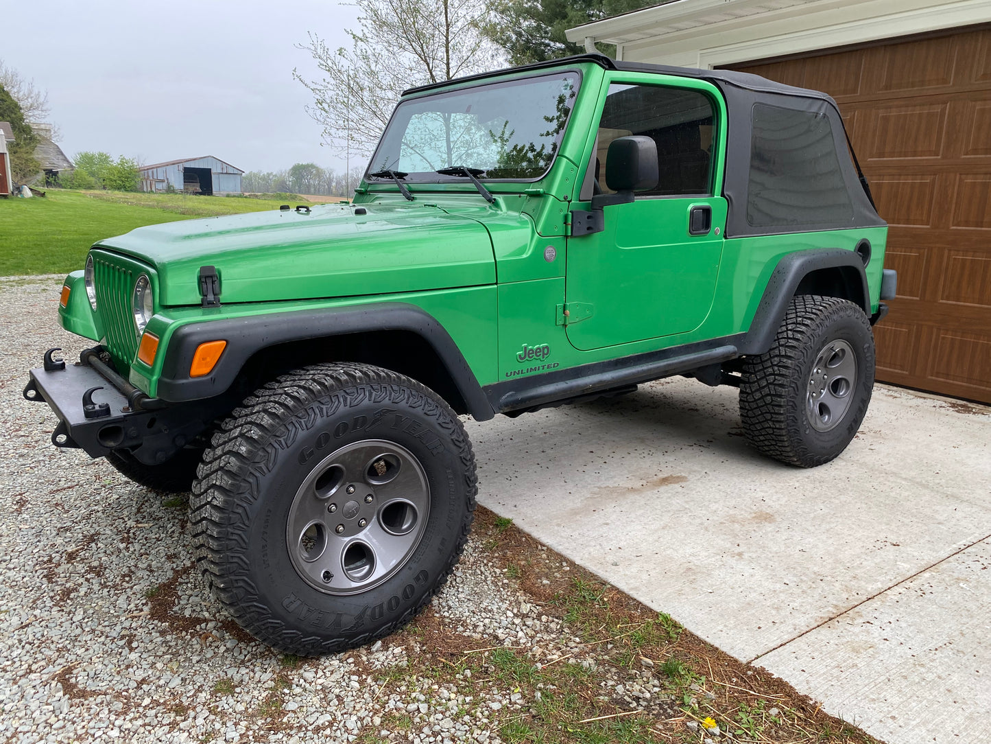 97-06 TJ LJ Steel Front Rock Bumper