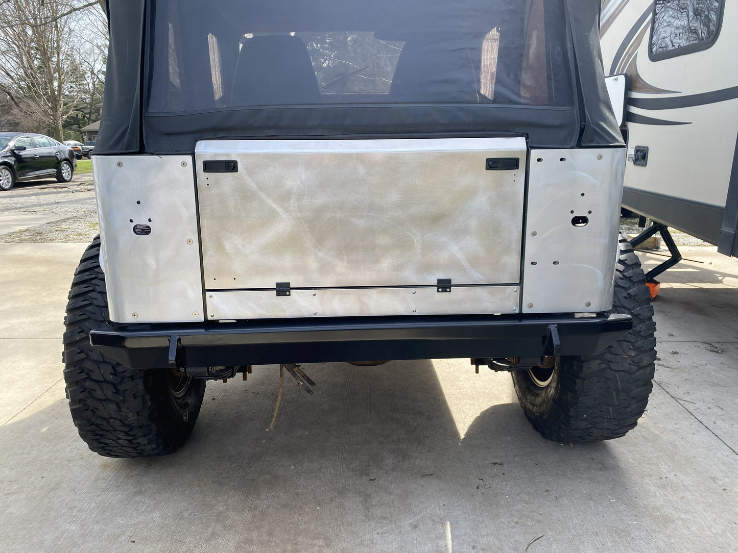 87-06 YJ TJ LJ Stage 1 Rear Rock Bumper