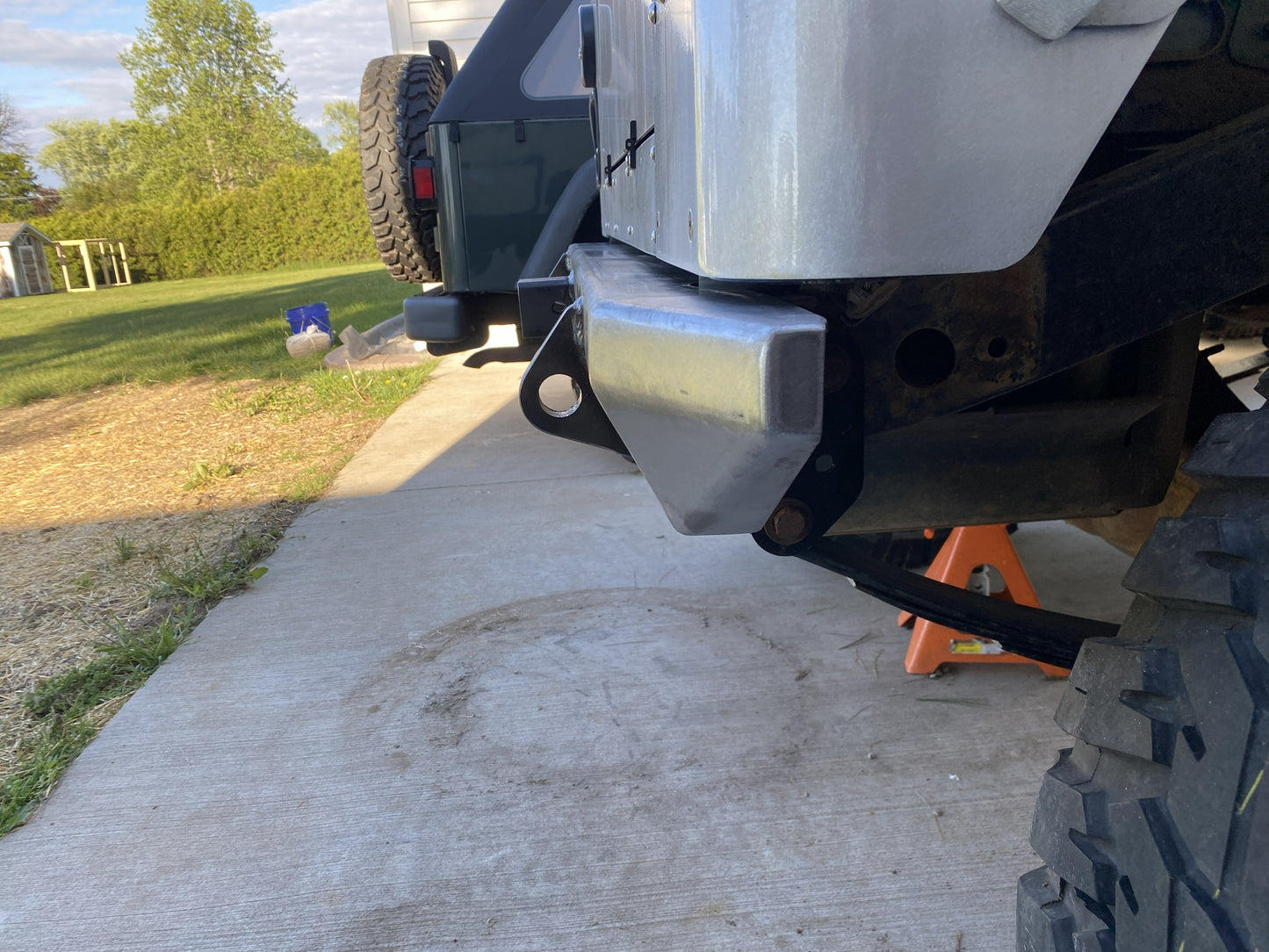 87-06 YJ TJ LJ Stage 2 Rear Hitch Bumper