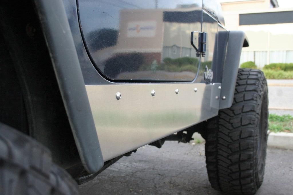 97-06 TJ Aluminum Stage 1 Rock Sliders