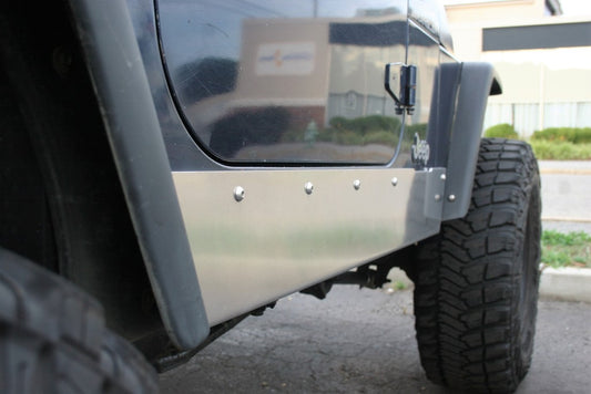 97-06 TJ Aluminum Stage 1 Rock Sliders