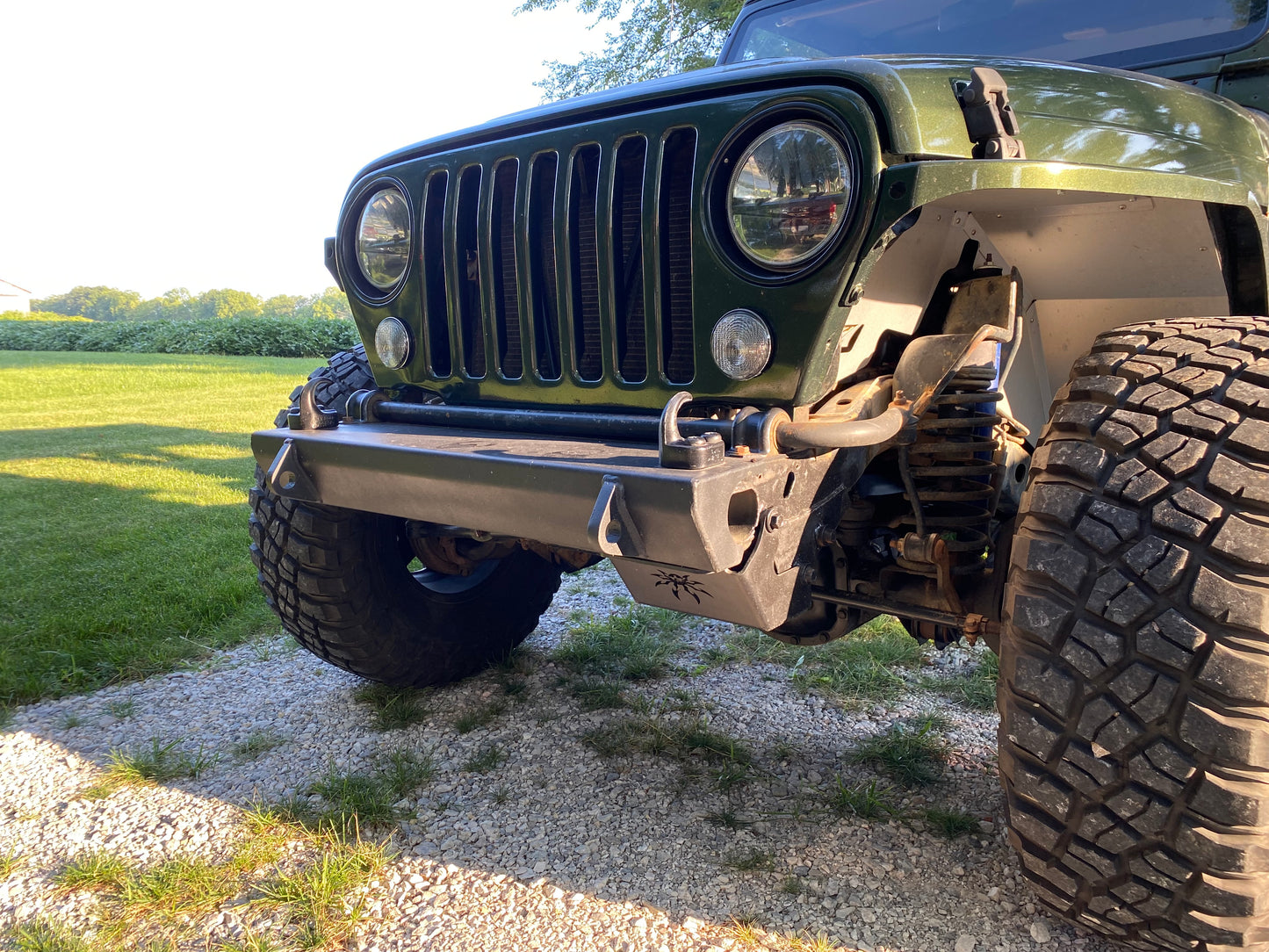 97-06 TJ LJ Steel Front Rock Bumper