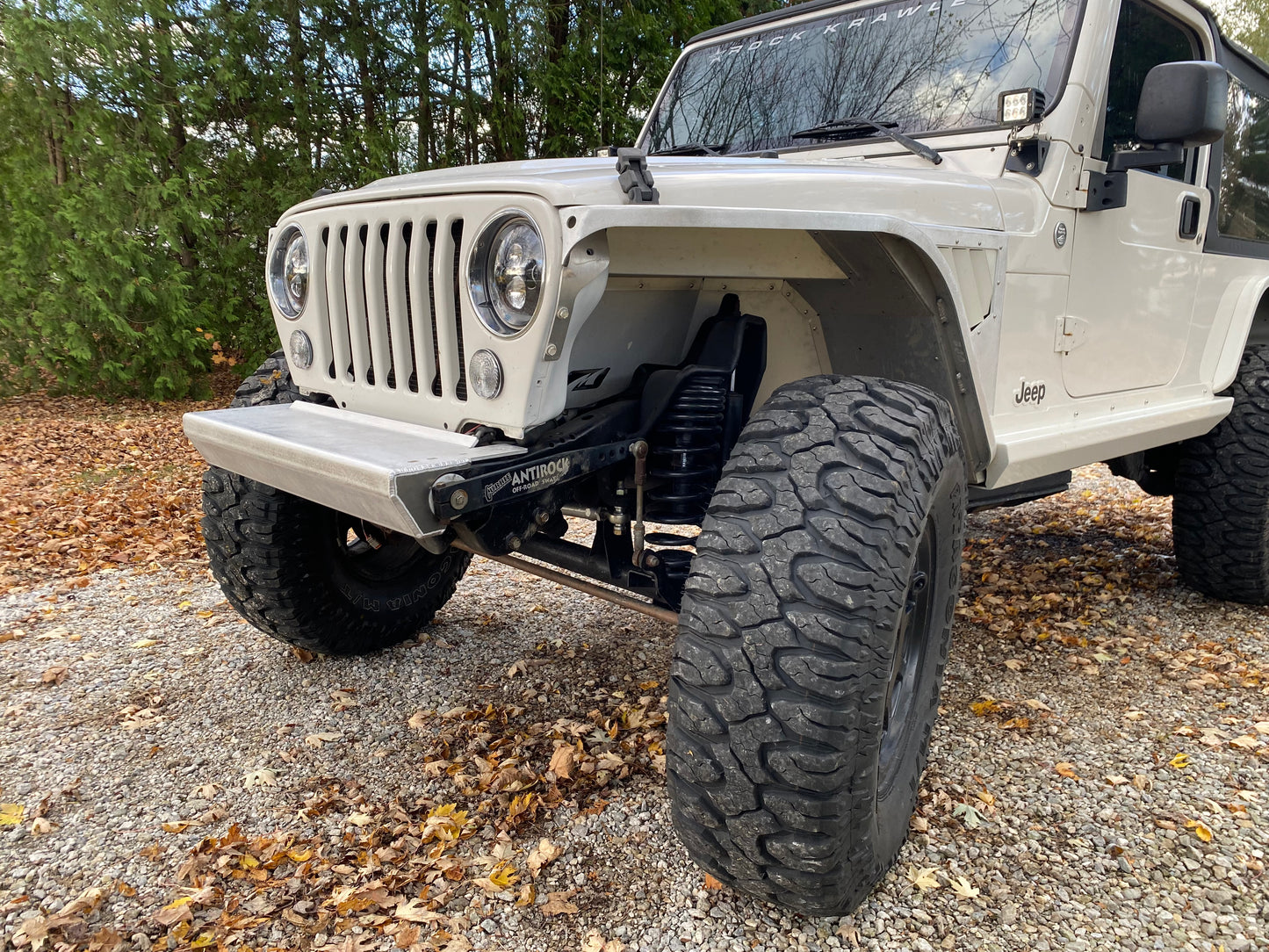 97-06 TJ LJ Aluminum Front Rock Bumper