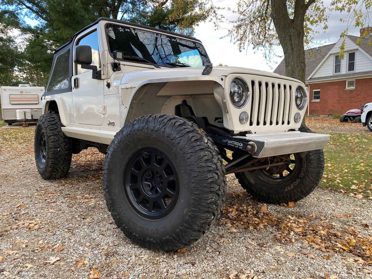 97-06 TJ LJ Aluminum Front Rock Bumper