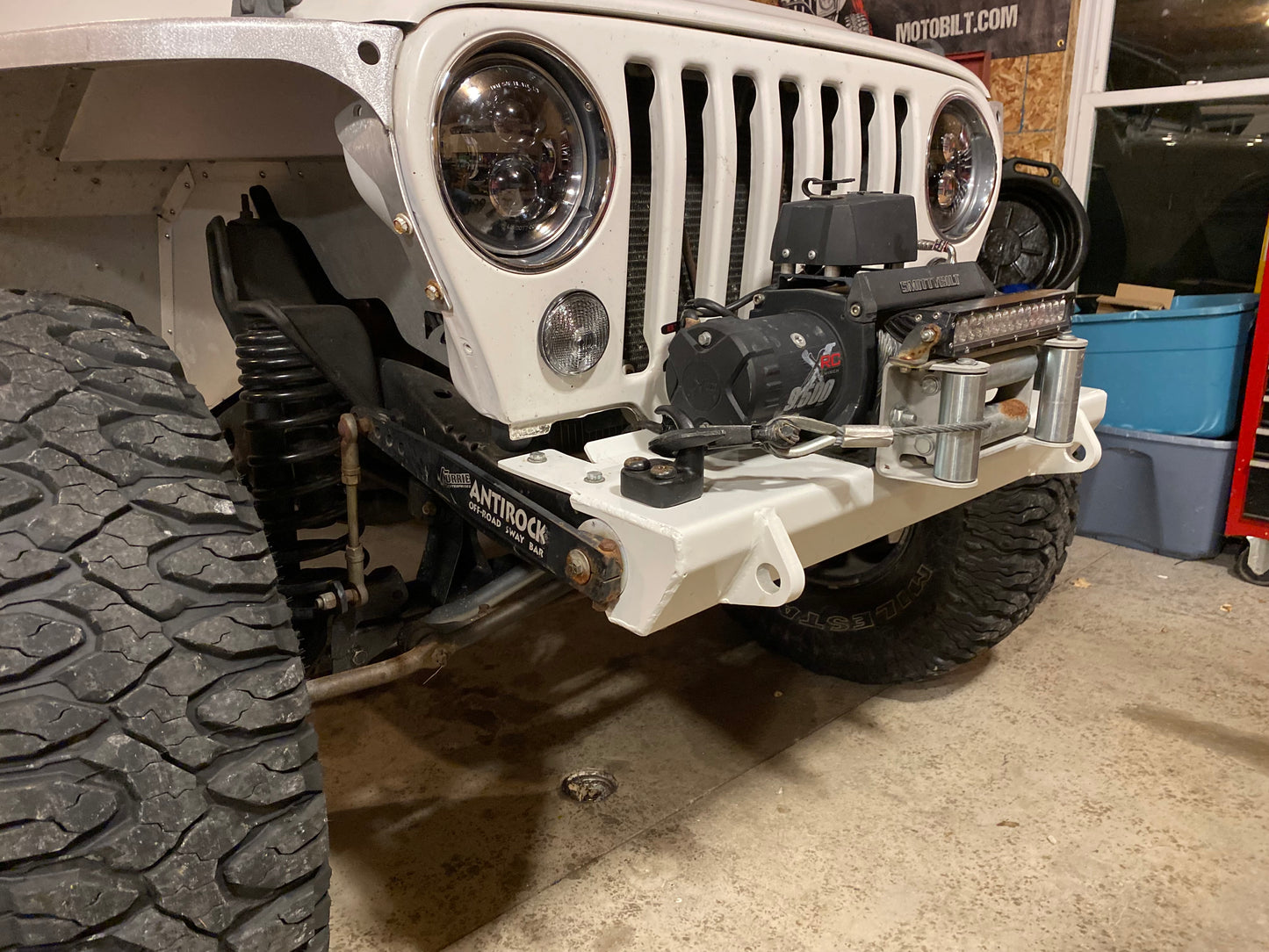 97-06 TJ LJ Steel Front Rock Bumper