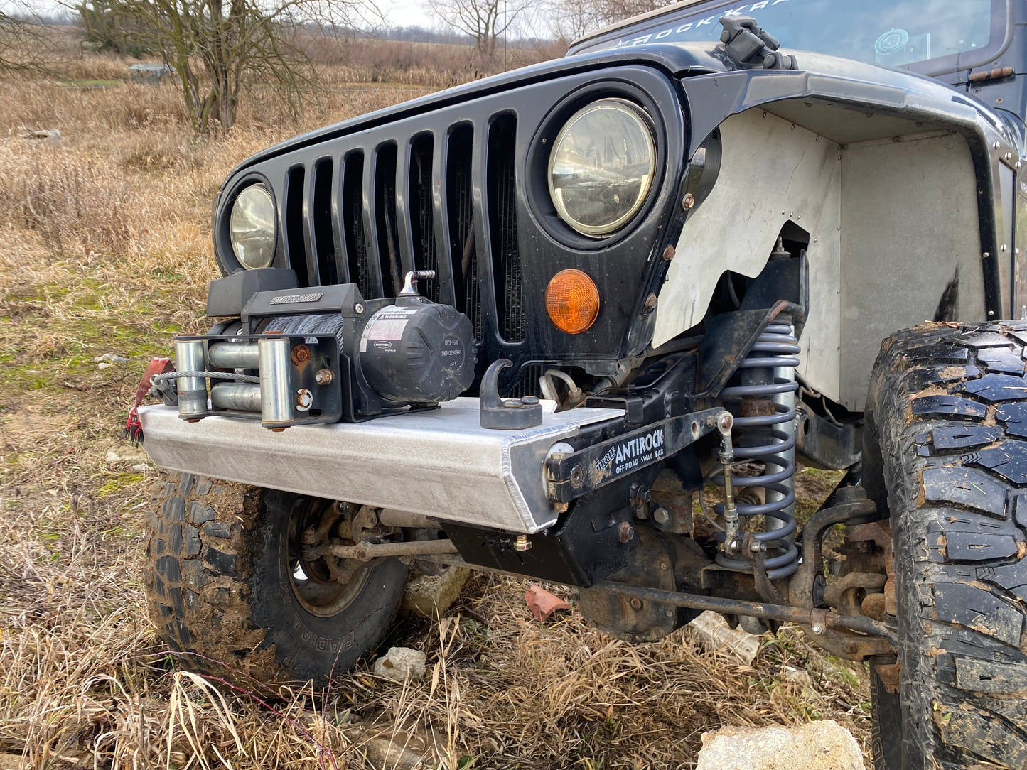 97-06 TJ LJ Aluminum Front Rock Bumper