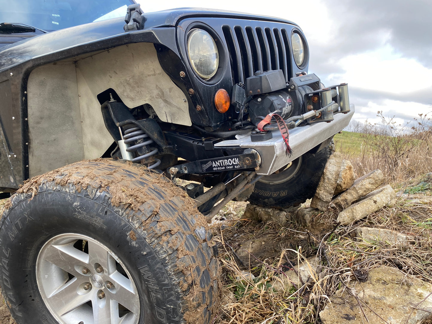 97-06 TJ LJ Aluminum Front Rock Bumper