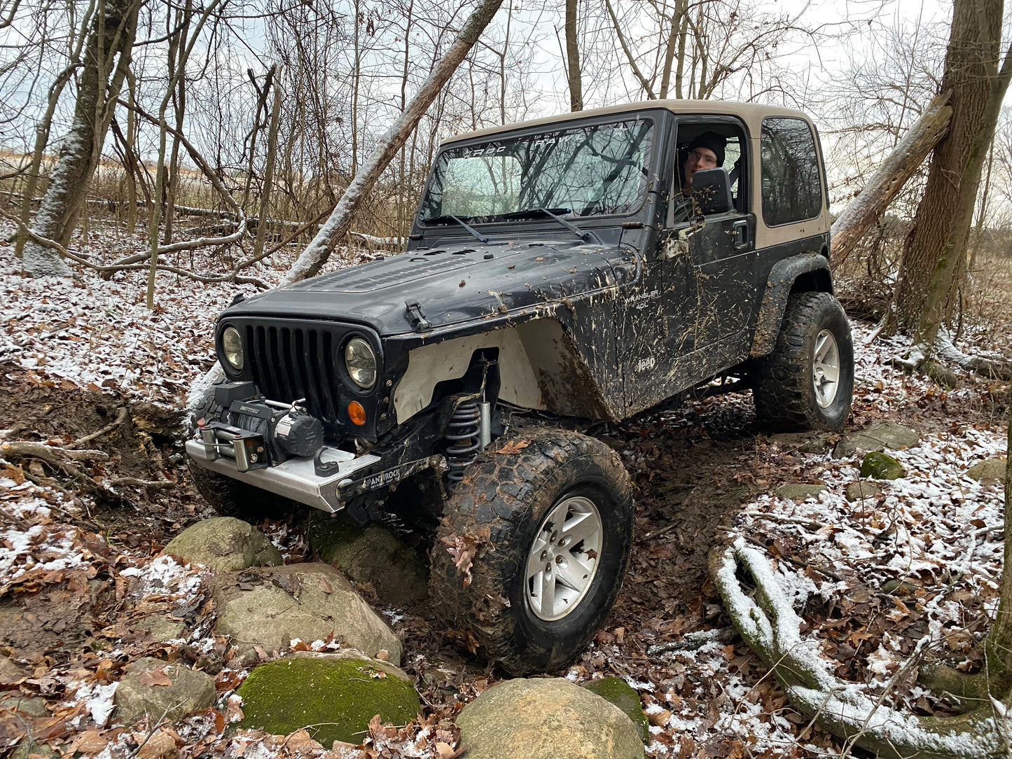 97-06 TJ LJ Aluminum Front Rock Bumper