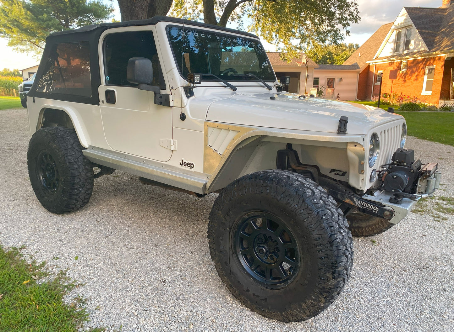 97-06 TJ LJ Aluminum Front Rock Bumper